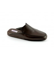 men's slippers MONTENAPO  dark brown nappa